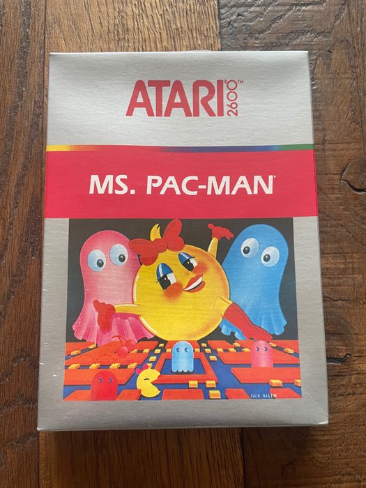 Atari - 1987 Rare Original Factory Sealed Atari 2600 Ms. PAC-MAN - Videopelikasetti (1) - Alkuperäisessä sinetöidyssä pakkauksessa