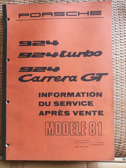 Manual - Porsche - 1981