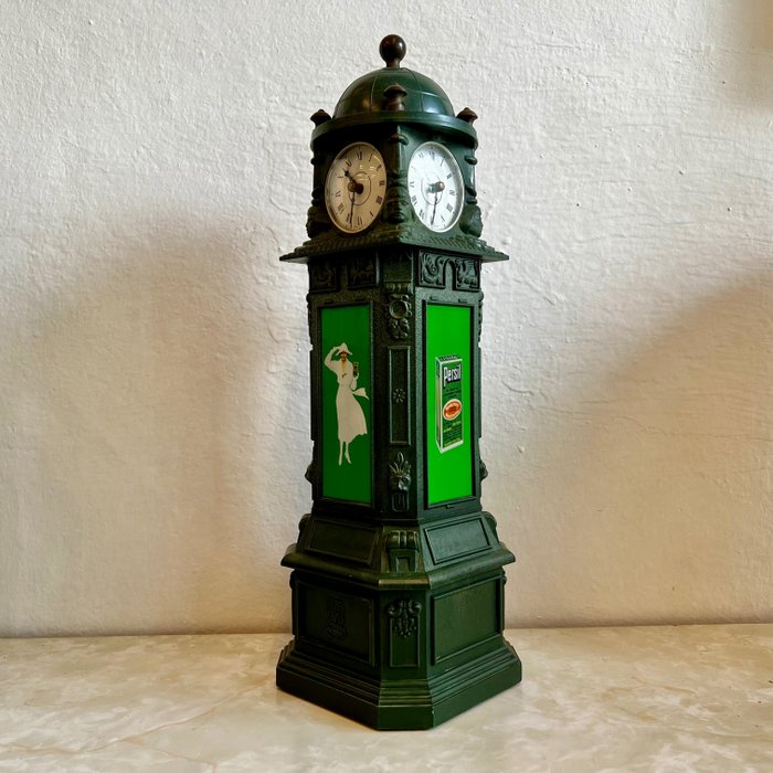 Henkel ‘Persil’ 100th Anniversary Tower Table Clock - Ceas aniversar - Vintage - Bachelită