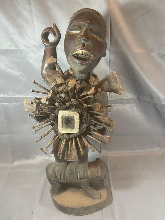 Statuetă - Bakongo - Congo  (Fără preț de rezervă)