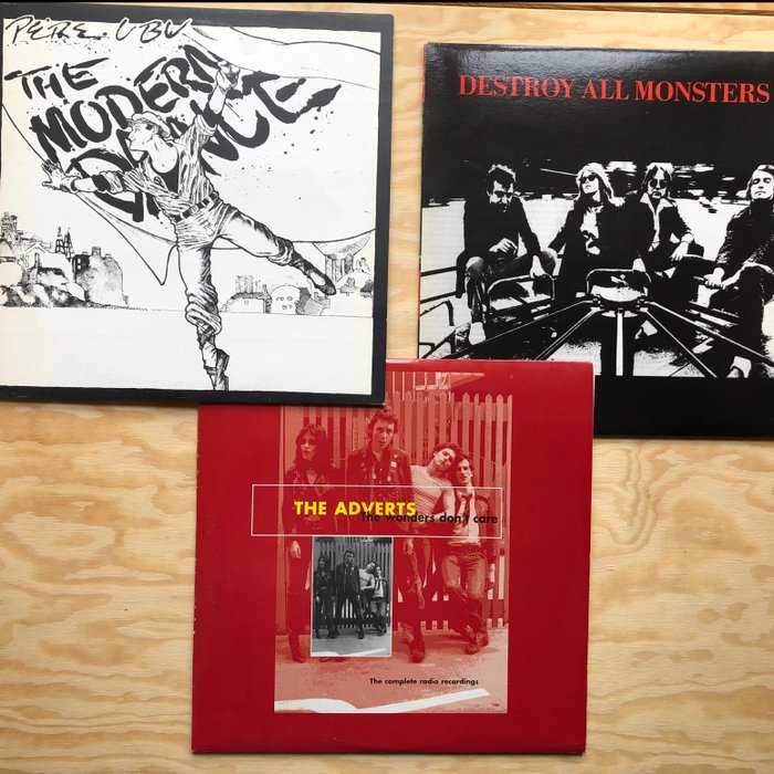 The Adverts, Pere Ubu, Destroy All Monsters - Flere artiser - The Wonders Don't Care (compilation), The Modern Dance, s/t (compilation) - Flere titler - Vinylplate - Reissue - 1997