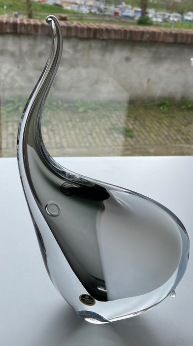 Art Cristal Bohemia - Jan Malachek - Skulptur, “ ELEPHANT” ” - 26 cm - Glass