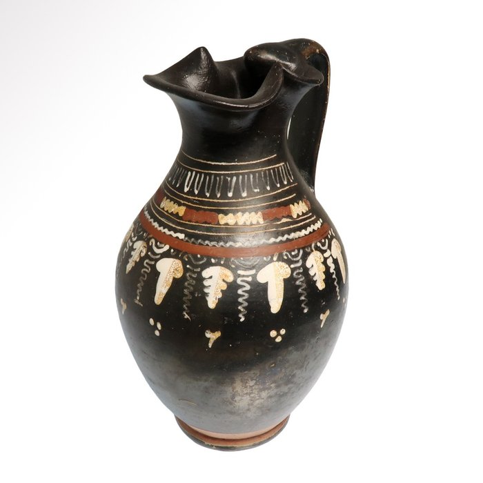 古希腊 Terracotta 陶器 Oinochoe