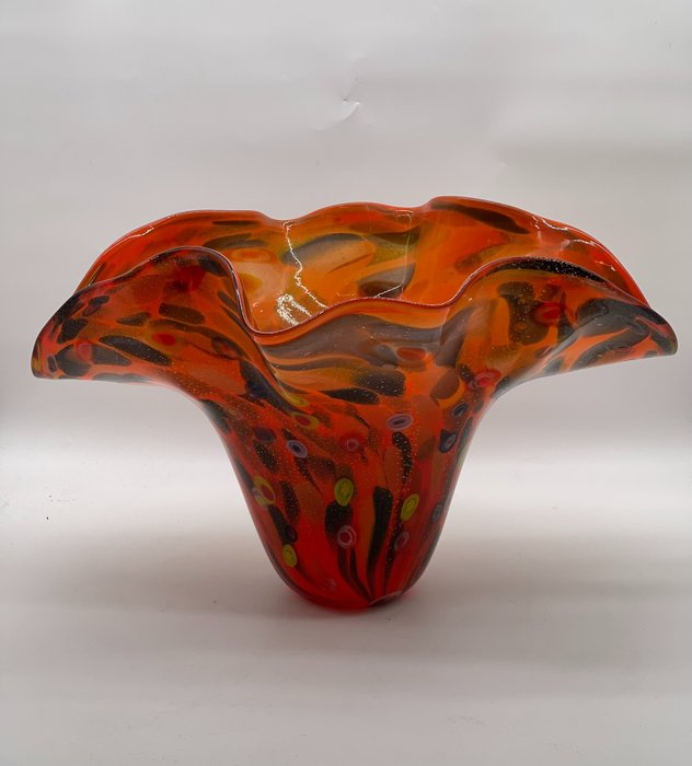 Vase -  (H. 58 cm)  - Glas