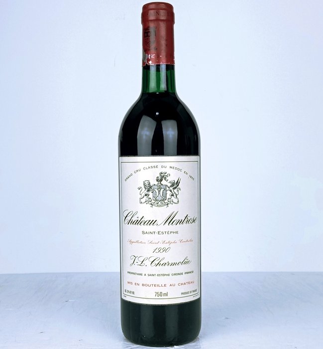 1990 Chateau Montrose - Saint-Estèphe 2ème Grand Cru Classé - 1 Flaske (0,75L)