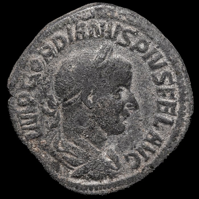 Império Romano. Gordiano III (238-244 d.C.). Sestertius Roma - Marte  (Sem preço de reserva)