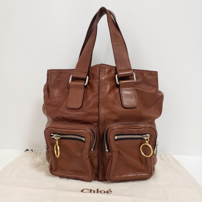 Chloé - Brown Leather Handbag - 手提包