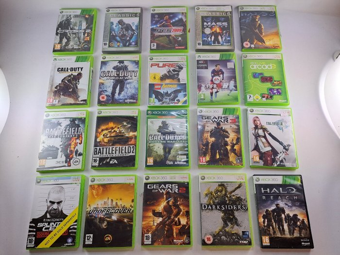 Microsoft - Xbox 360 Games Set - 20 Games - Conjunto de videojogos (1) - Na caixa original