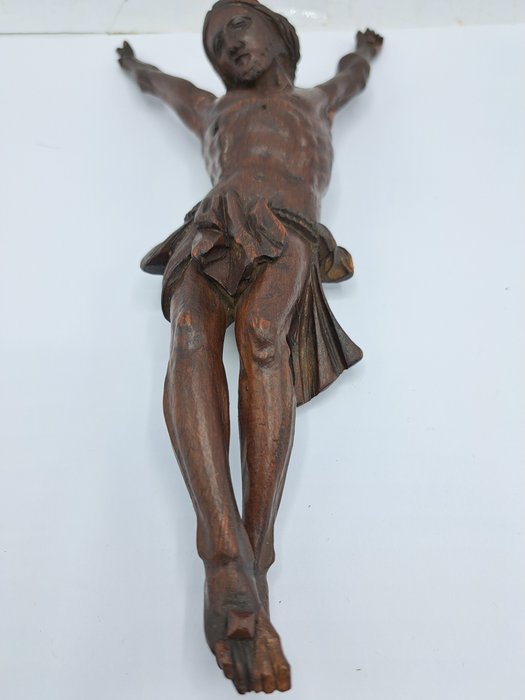 耶穌受難十字架像 - 黃楊木 - 1800-1850, 1850-1900