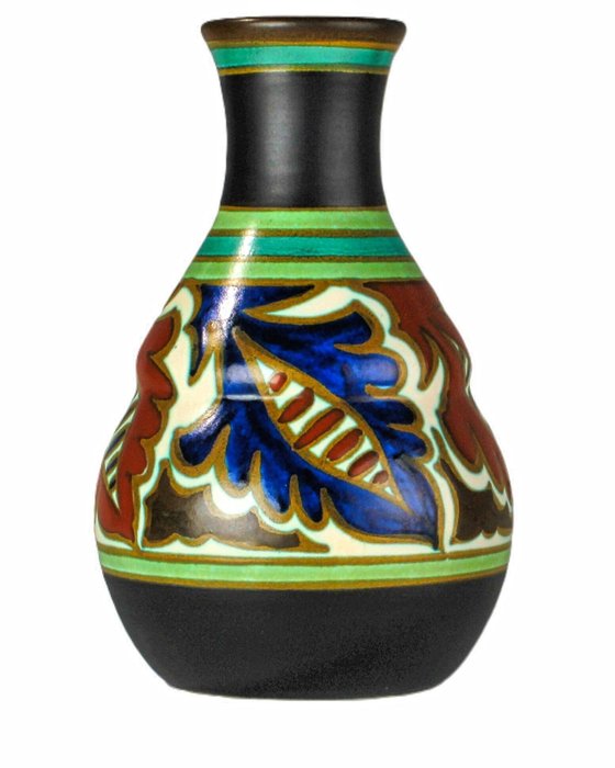 Gouda Holland - Z. B. - Vase -  Modellnummer: 166  - Keramik
