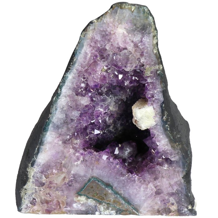 無保留 - 品質 - 'Vivid' 紫水晶 - 23x17x12 cm - 晶洞- 4 kg