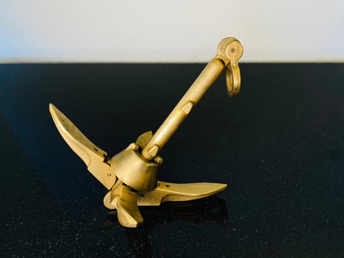 Anker lampe - Vintage Pescador / Grapnel anker - Kobber