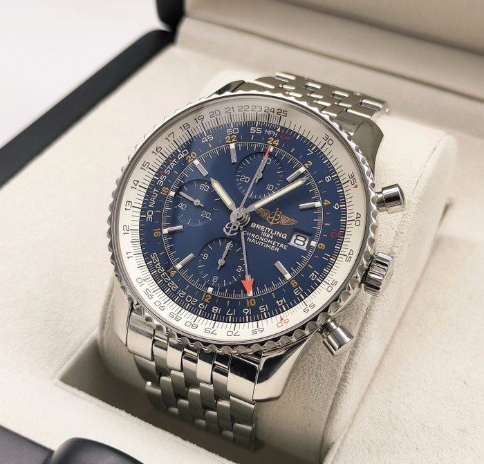 Breitling - Navitimer Chronograph GMT 46 - A24322 - 男士 - 2011至今