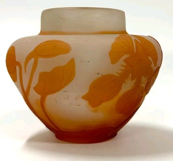 Emile Gallé - Vase  - Glas
