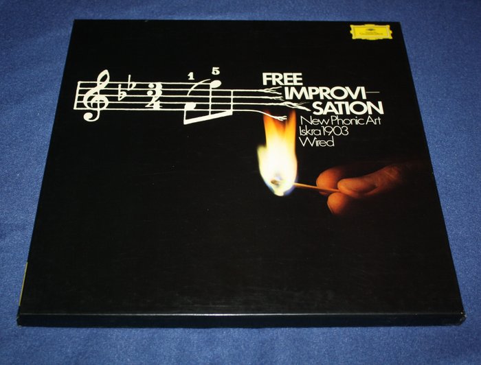New Phonic Art/Iskra 1903/Wired - Flere artiser - Free Improvisation - Boks sett - 1974