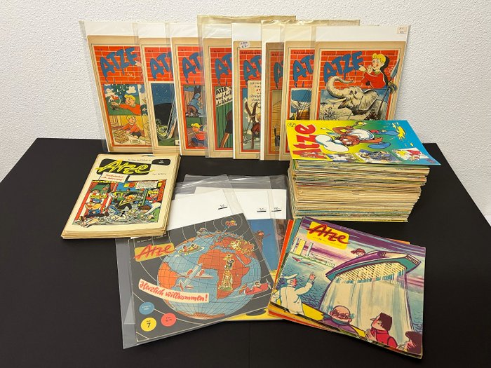 Atze Liebhaberpaket mit frühen Nummern (150) - 150 Comic - Πρώτη έκδοση - 1955/1991