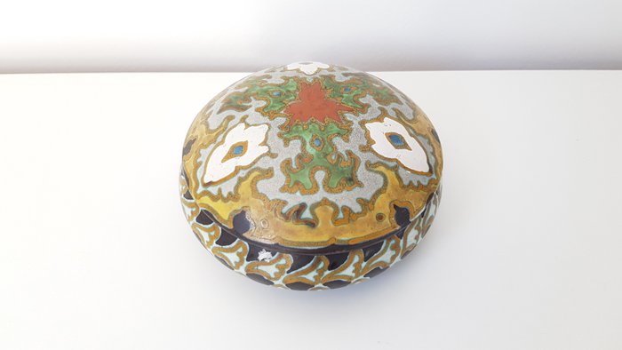 Plateelbakkerij Zuid-Holland Adrianus Lansaat - 烟草罐 (1) - 陶器, 陶瓷