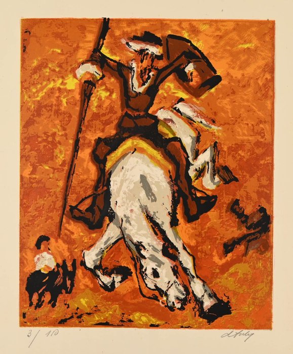 Henry Maurice D'anty (1910-1998) - Don Quichotte 1