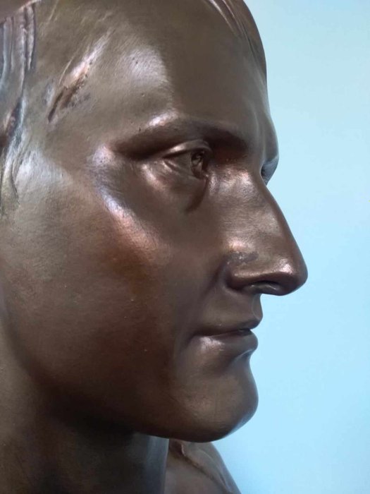 Busto, Napoleon Bonaparte after a model by Houdon - 52 cm - Yeso