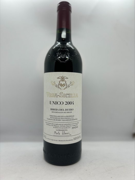 2004 Vega Sicilia, Único - 里貝拉格蘭德爾杜羅 Gran Reserva - 1 Bottle (0.75L)
