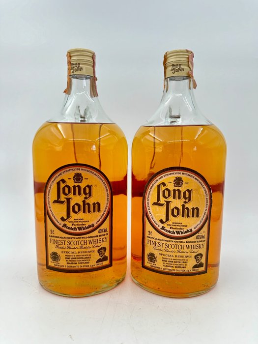 Long John - Special Reserve  - b. Década de 1970 - 2 litros - 2 botellas 