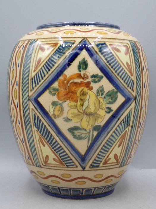 Plateelbakkerij Zuid-Holland - Vase -  Einzigartig  - Keramik