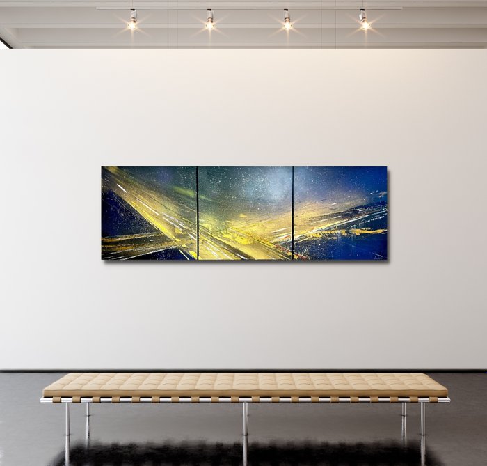 Anderle - Cityscape - Energy of the night II - Triptych XL