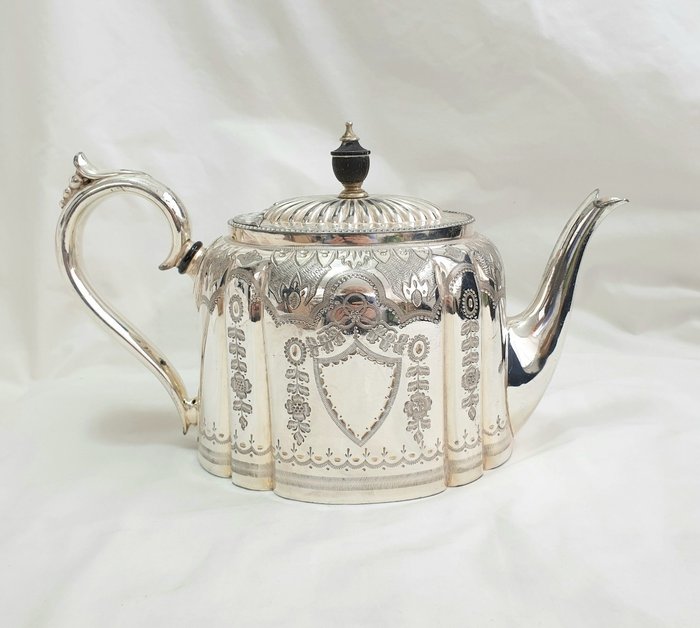 DANIEL & ARTER - 茶壶 - 配有专利过滤器 - 银盘