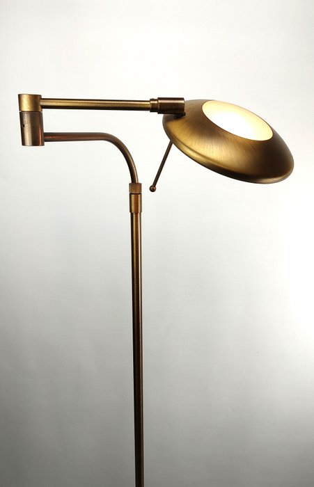 Reading floor lamp - Brass, Bronze