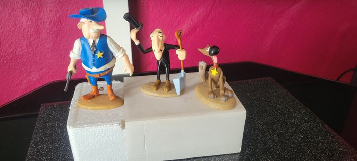 Lucky Luke - Lot de 3 figurines Marie Leblon et Atlas