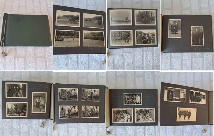Hadászati fotográfia - Fényképalbum több mint 100 fotóval Németország 1939-1940 katonaságáról