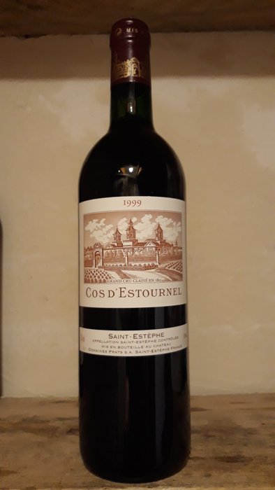 1999 Château Cos d'Estournel - Domaine Prats - Saint-Estèphe 2ème Grand Cru Classé - 1 Bottiglia (0,75 litri)