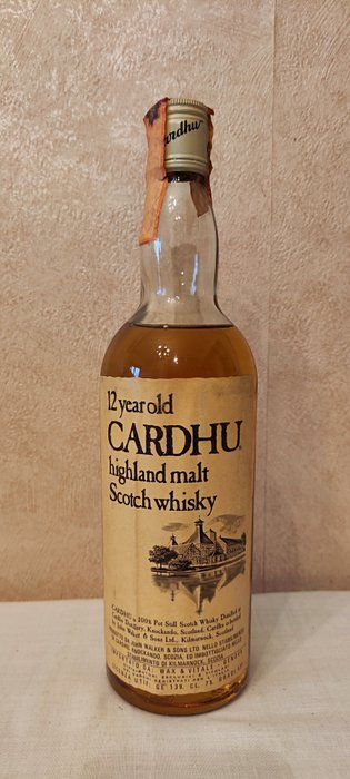 Cardhu 12 years old - Original bottling  - b. 1970年代 - 75厘升