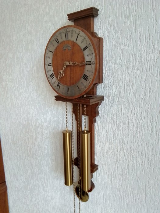 Horloge design Wuba Warminck - Bois, chêne - 1960-1970