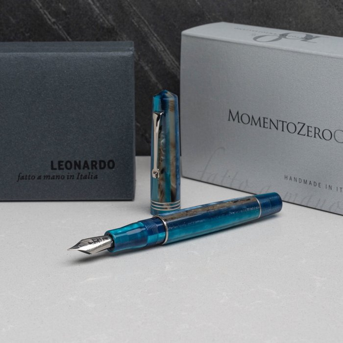Leonardo Officina Italiana - Leonardo Officina Italiana - Momento Zero Blue Hawaii - Stylo à plume
