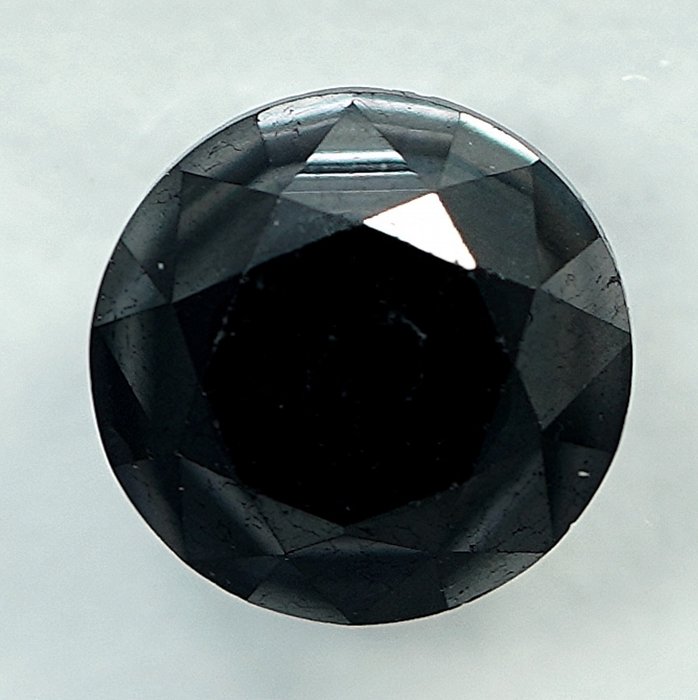 Diamant - 2.07 ct - Brillant - Black - N/A