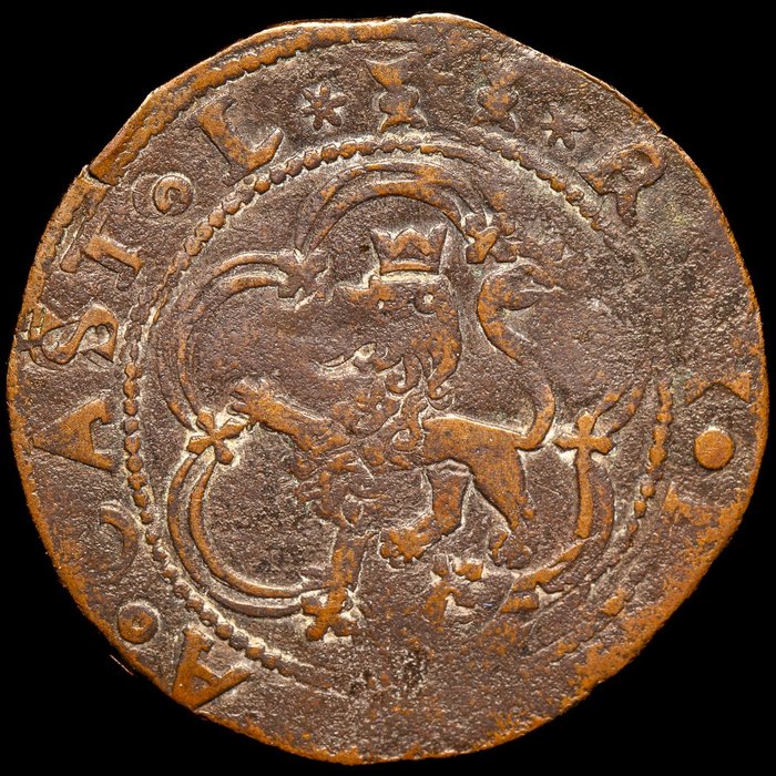 Kingdom of Castile. Reyes Católicos. 4 Maravedís 1475-1504 Ceca Cuenca  (No Reserve Price)