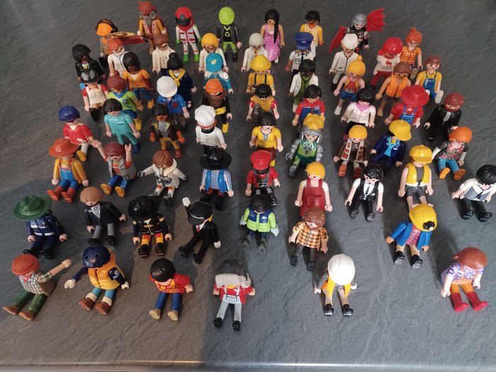 魔比玩具 - 摩比 lot 71x Figures - 1970-1980 - 德国