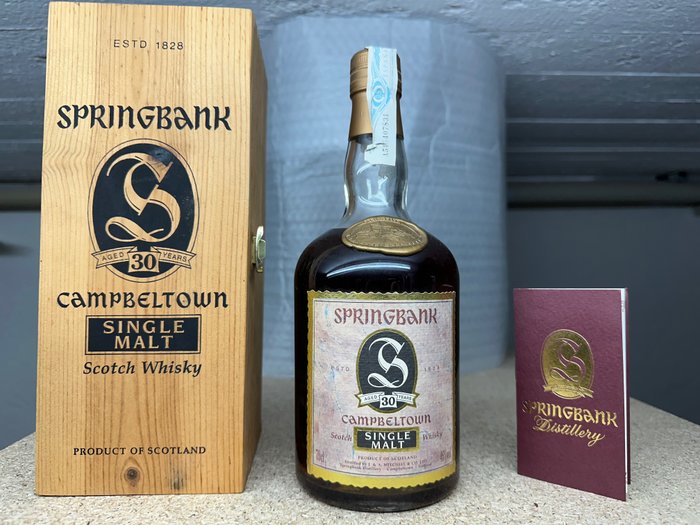 Springbank 30 years old - Original bottling  - b. década de 1990 - 70cl
