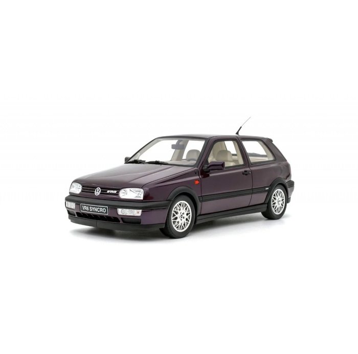 Otto Mobile 1:18 - Coche a escala - Volkswagen Golf III VR6 Syncro - Edición limitada y numerada de 2500 ejemplares.