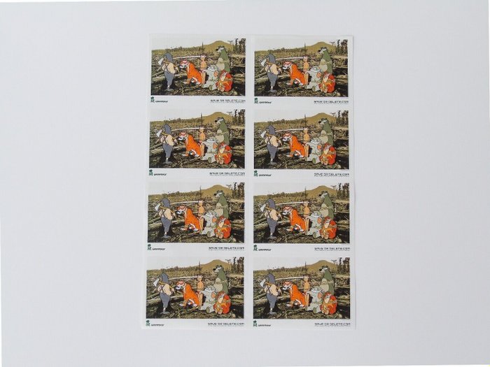 Banksy, Greenpeace - Salvar ou excluir conjunto - Postal (1) - 2002-2002