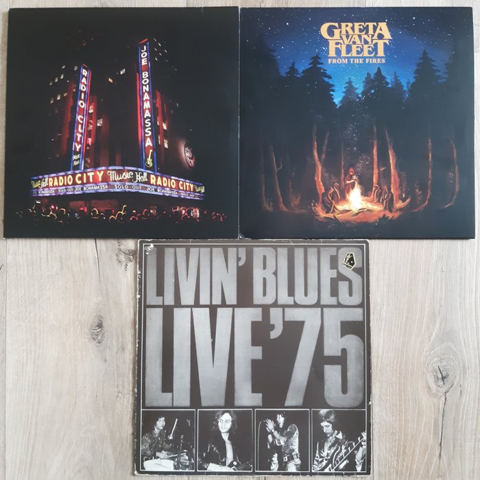 Joe Bonamassa, Livin' Blues, Greta Van Fleet - Live At Radio City Music Hall / Live '75 / From The Fires - Useita teoksia - LP-levy - 180 gram - 1975