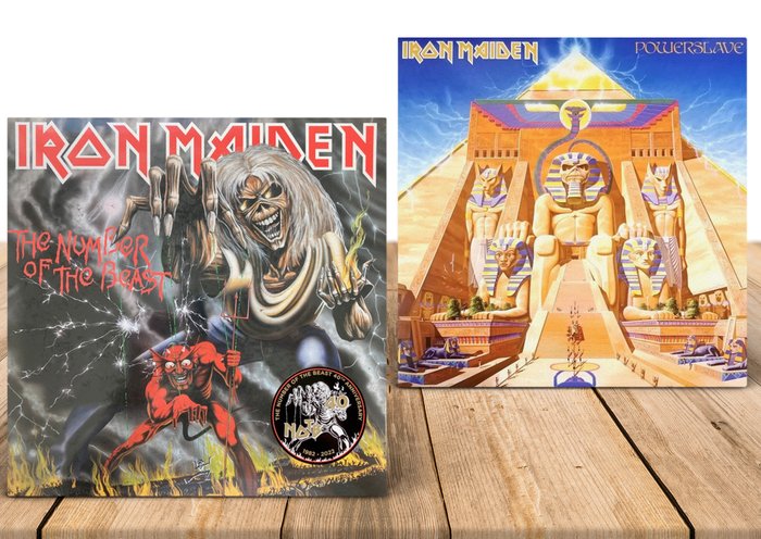 Iron Maiden - Powerslave / The Number Of The Beast - 多個標題 - LP 專輯（多個） - 180克 - 2014