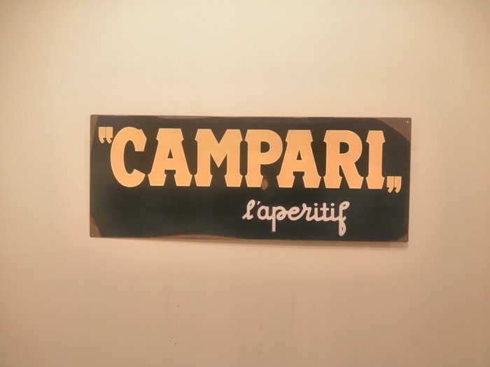 Campari Campari - 广告标牌 (1) - 金巴利 - 金属