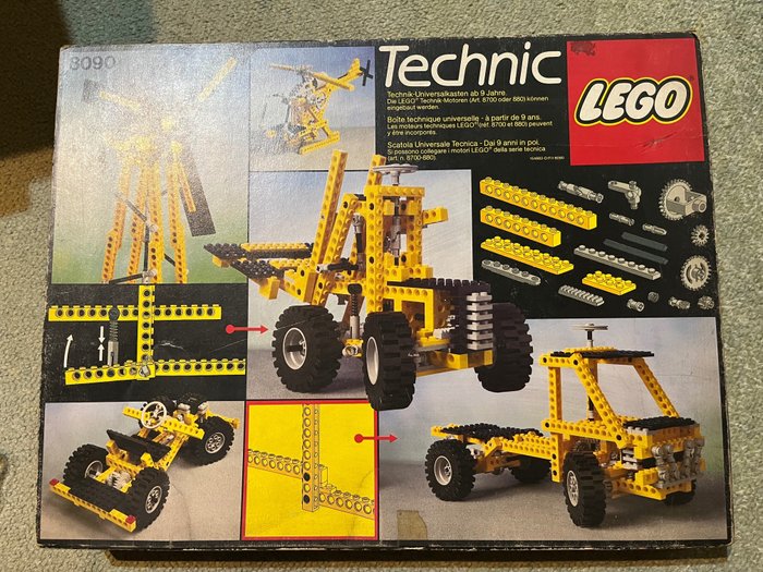 Lego - Legetøj Technic 8090 - 1980-1990