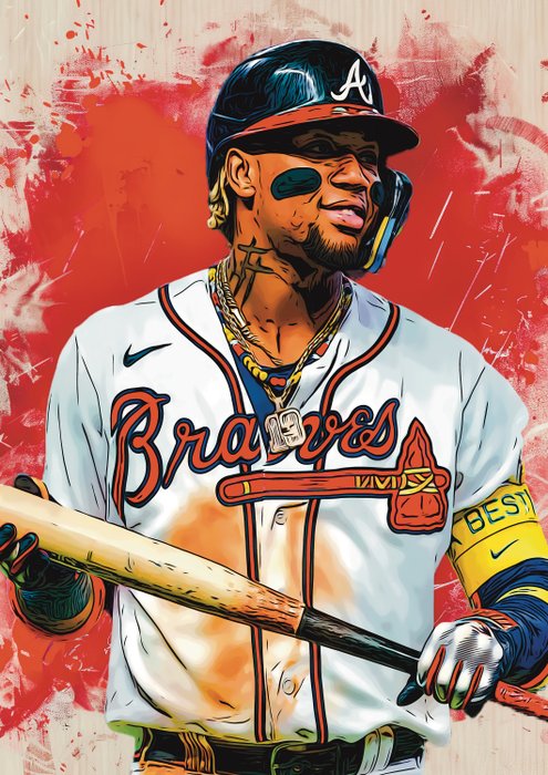 SDIMART - Ronald Acuña Jr. Atlanta Braves MLB 2023 MVP Iconic Edition 1/5 w/COA