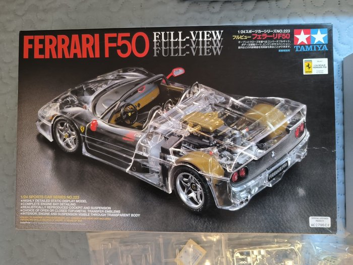 Tamiya 1:24 - Αυτοκίνητο μοντελισμού - Ferrari F50 Transparent