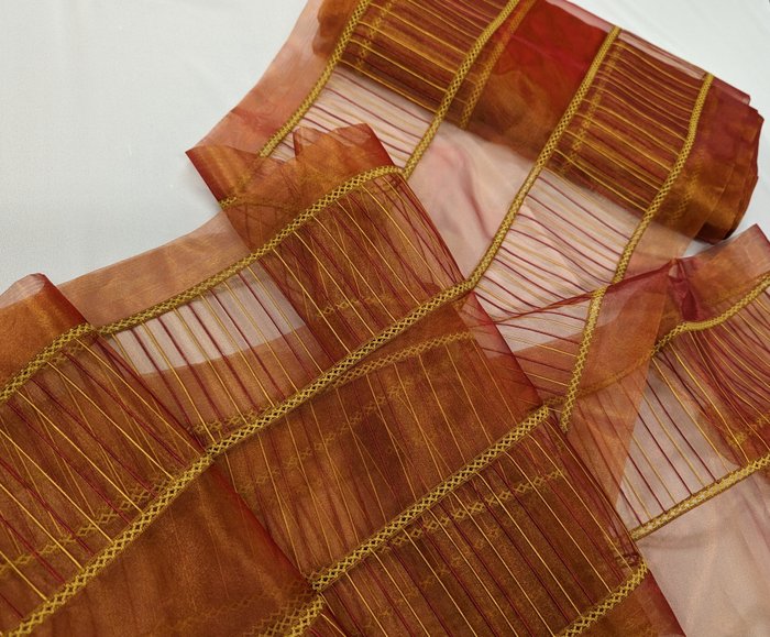 Intera splendida pezza tendina in organza cm 1400 x 45 - Curtain fabric