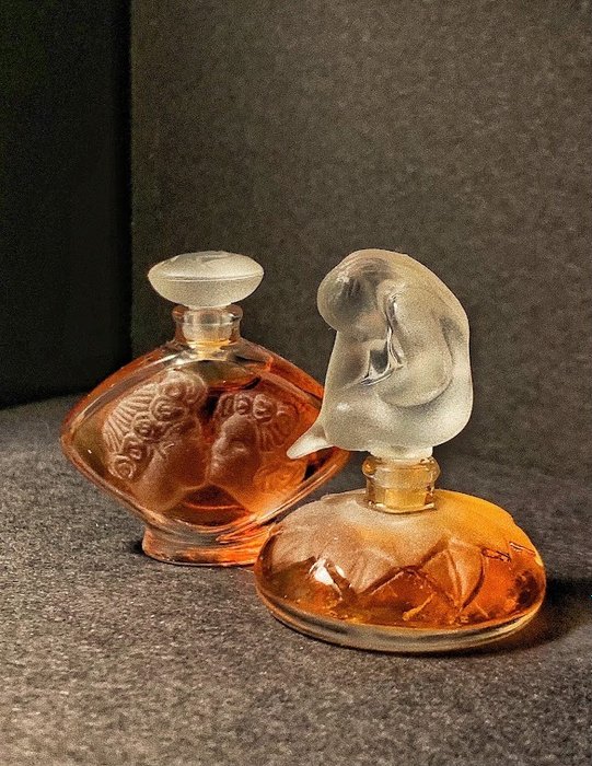 Lalique - 香水瓶 (2) - 勒努,勒拜瑟 - 水晶