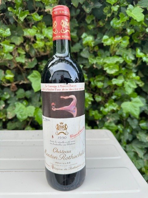 1990 Chateau Mouton Rothschild - 波雅克 1er Grand Cru Classé - 1 Bottle (0.75L)